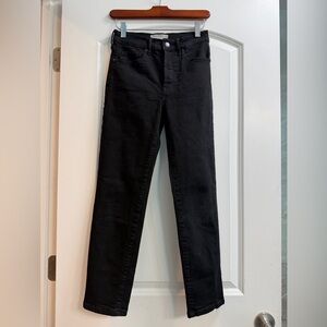 EVERLANE High rise slim-straight cigarette jeans- size 27